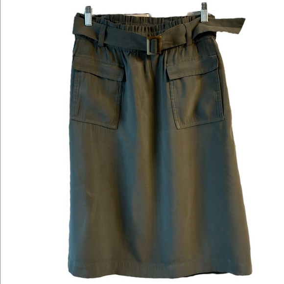 J. Jill viscose utility belted skirt - Picture 2 of 7